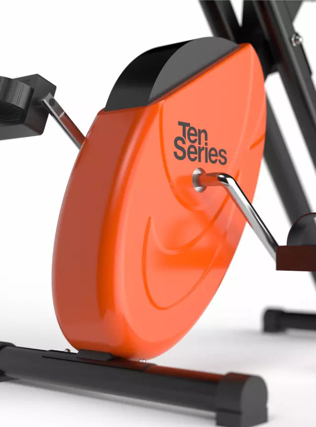 Bicicleta Estática Plegable Ten Series SBX, Naranja