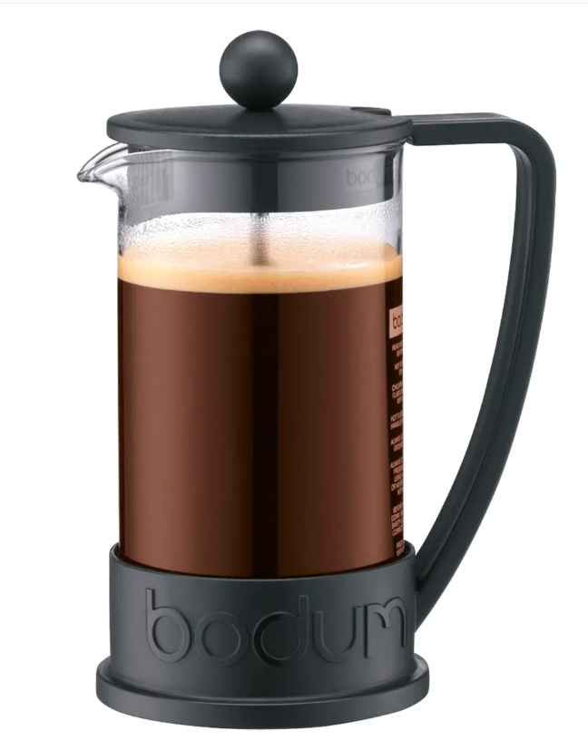 Cafetera de Prensa Francesa Brasil Bodum 350 ml, Negro
