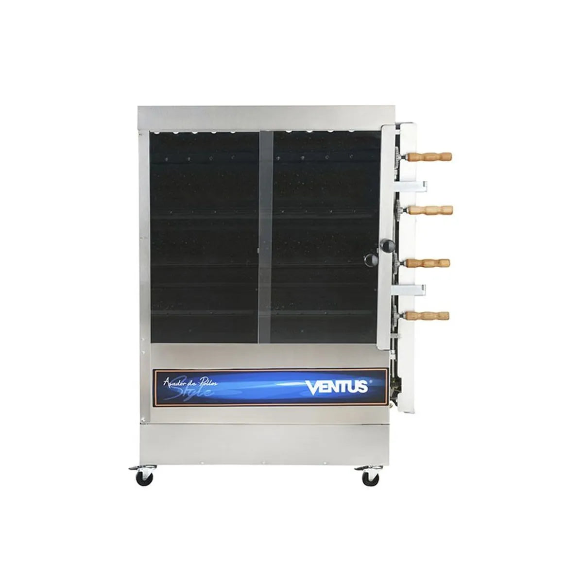 Asador De Pollo 4 Espadas Tubular Ventus Pr-623n