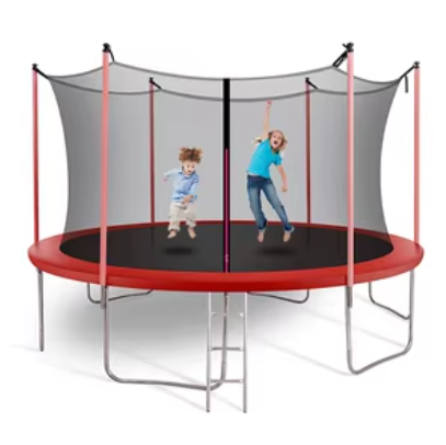 TRAMPOLINE WITH SAFETY RED TALBOT 6FT