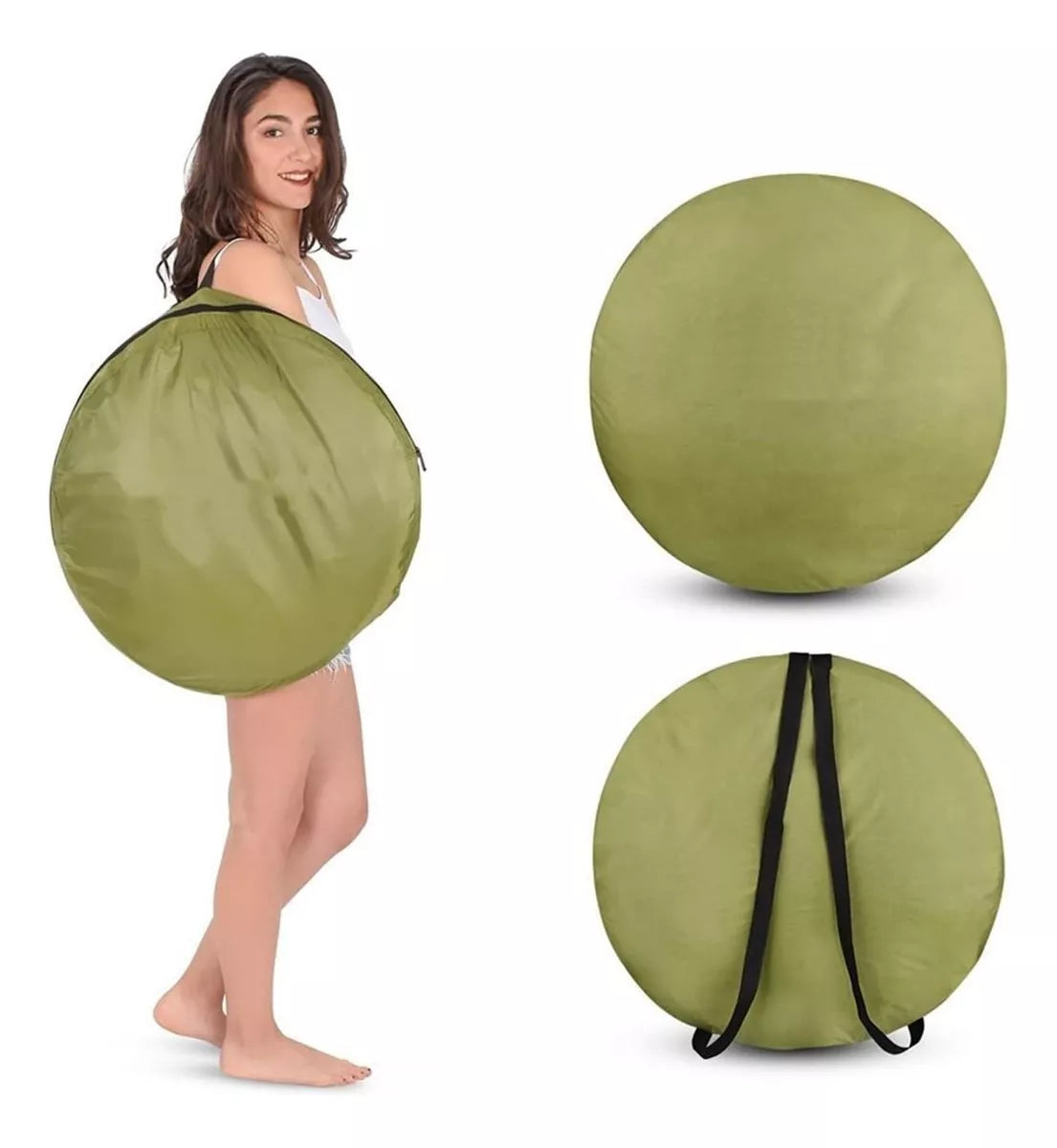 Carpa Ducha Terra Force Camping Pop Up Verde