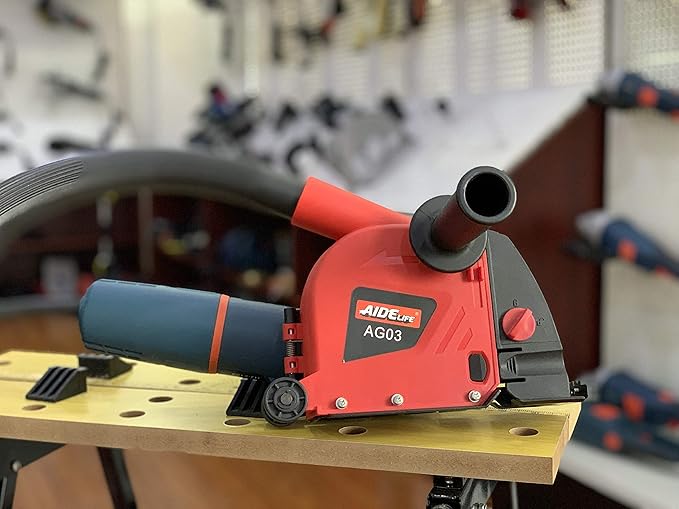 Colector de Polvo AIDELIFE AG03 Rojo para Amoladoras 115/125mm