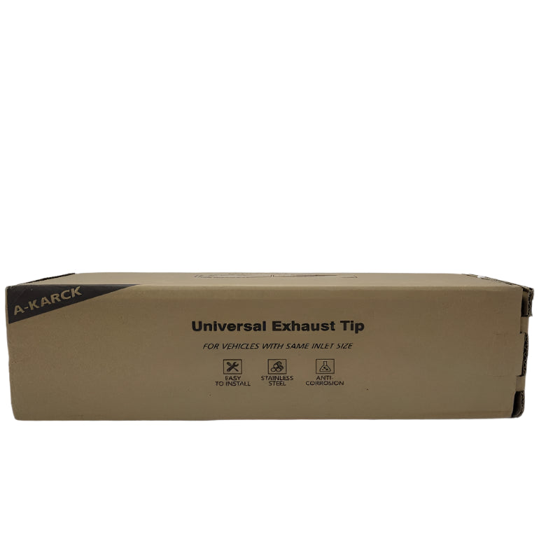 Punta De Escape A-Karck Universal Negro 4pulg