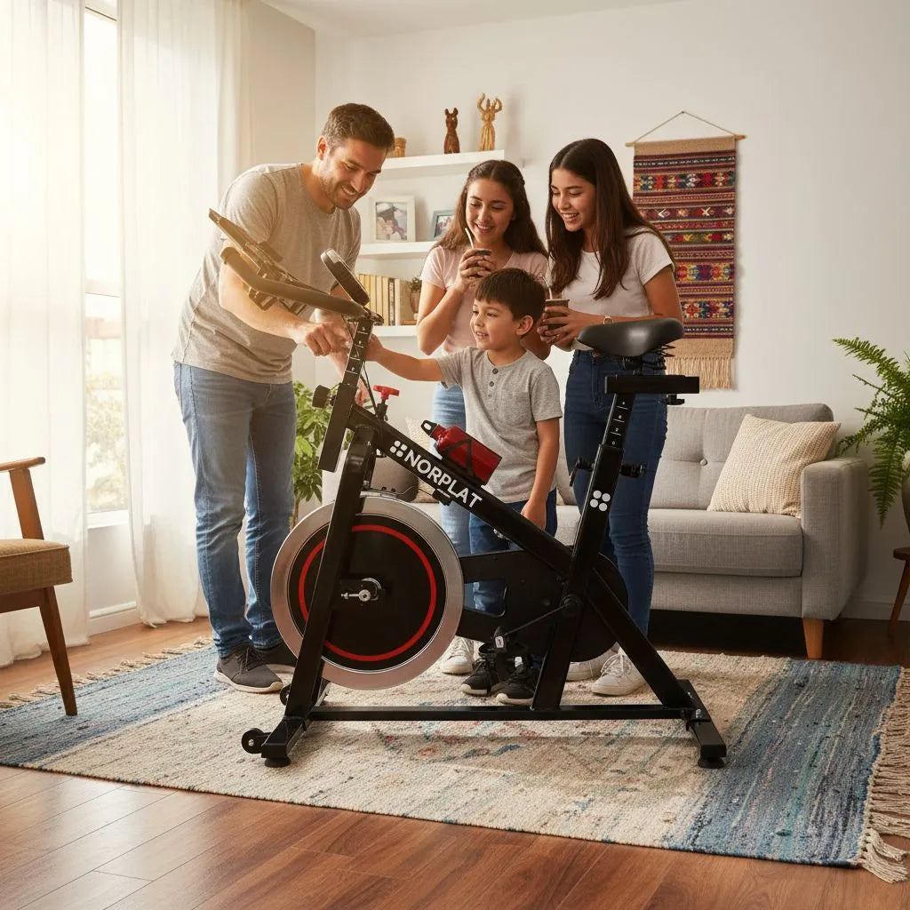 Bicicleta Estática Norplat S10 K, Negro