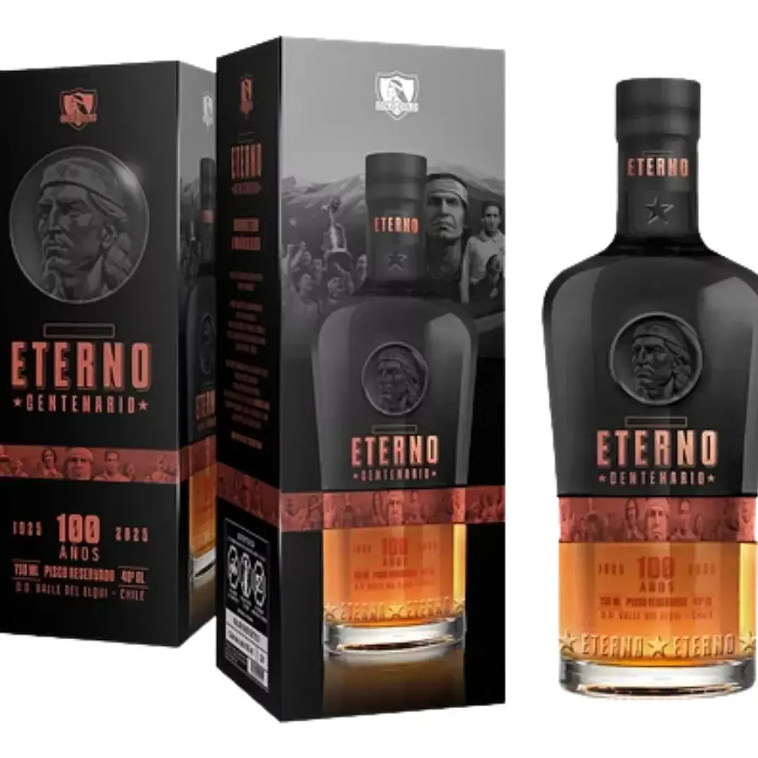 Pisco Elqui Eterno Centenario Colo Colo 100 ml
