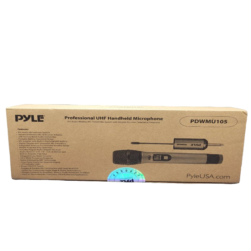 Sistema De Micrófono Inalámbrico Pyle Pdwmu105