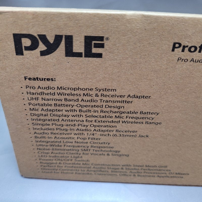 Sistema De Micrófono Inalámbrico Pyle Pdwmu105