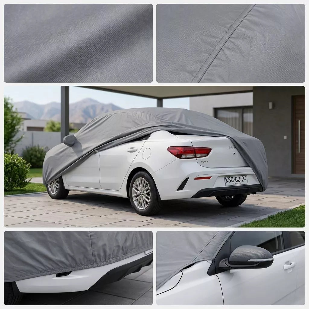 Funda para Coche Car Cover AH-CY004 Gris XL 210