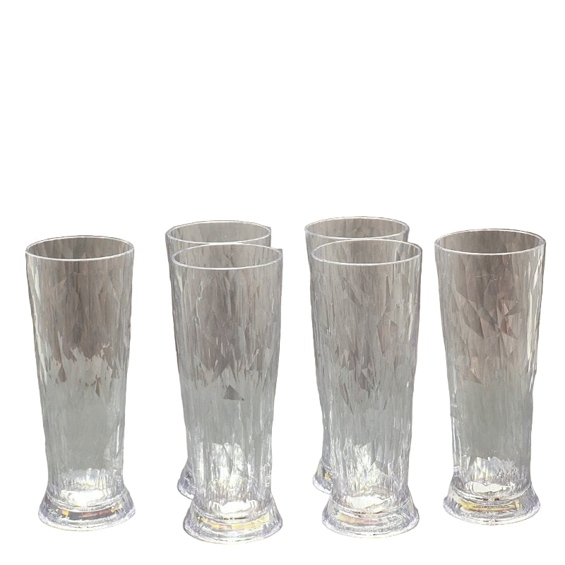 Set 6 Vasos Koziol Unbreakable Superglas Club N.11 500 Ml