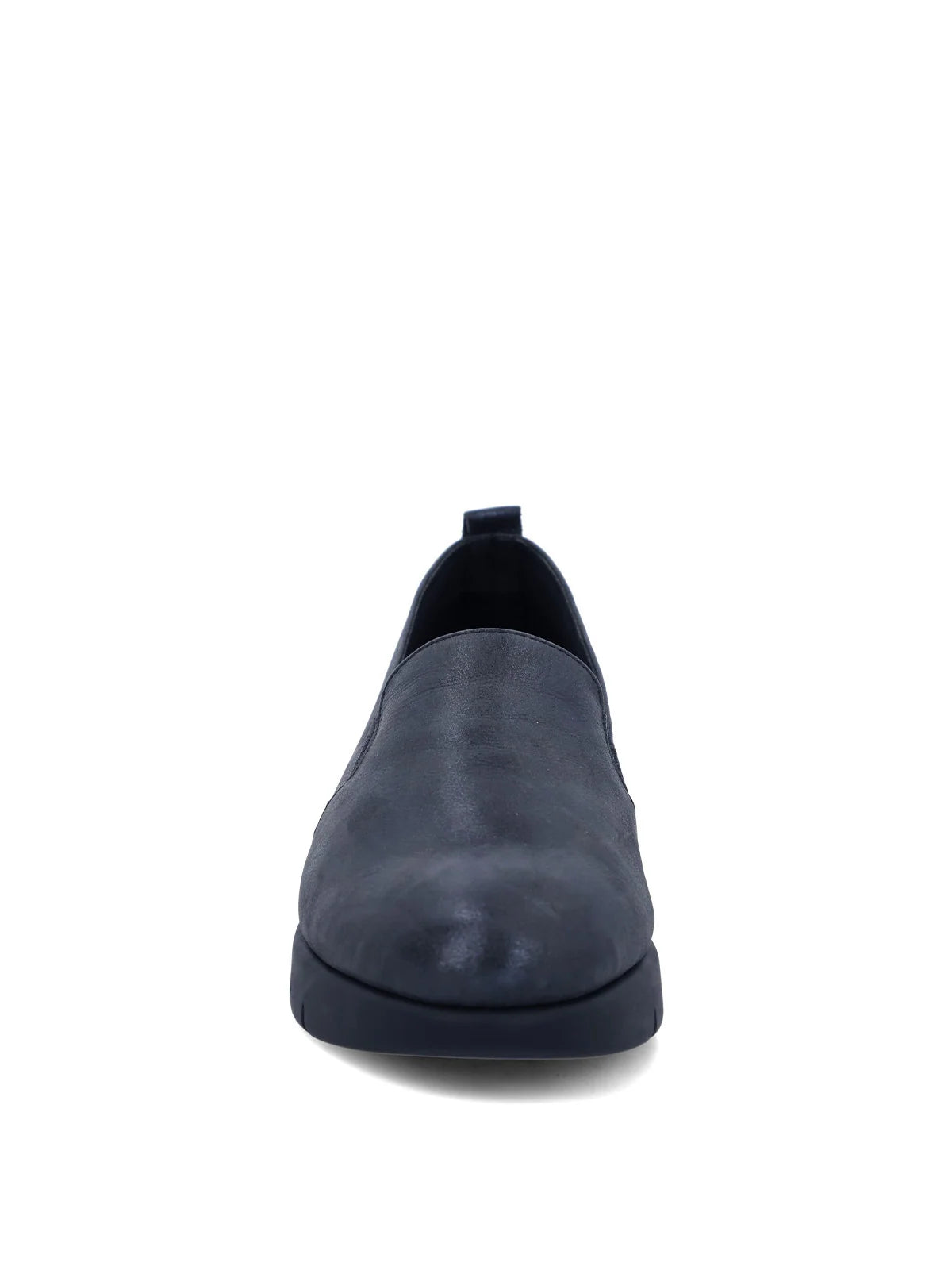 Zapatos de Vestir Hush Puppies Judita Cuero Femenino, Metalizado Navy