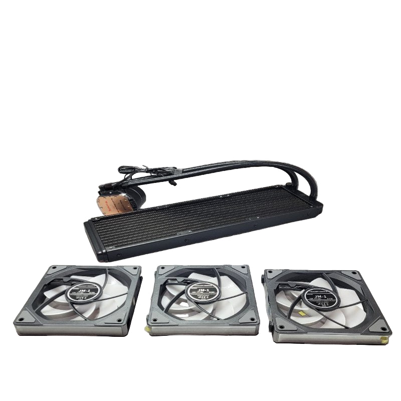 Refrigerador De Agua De Cpu Teucer Con Ventilador Jm-1 Negro