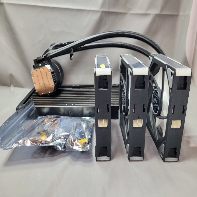 Refrigerador De Agua De Cpu Teucer Con Ventilador Jm-1 Negro