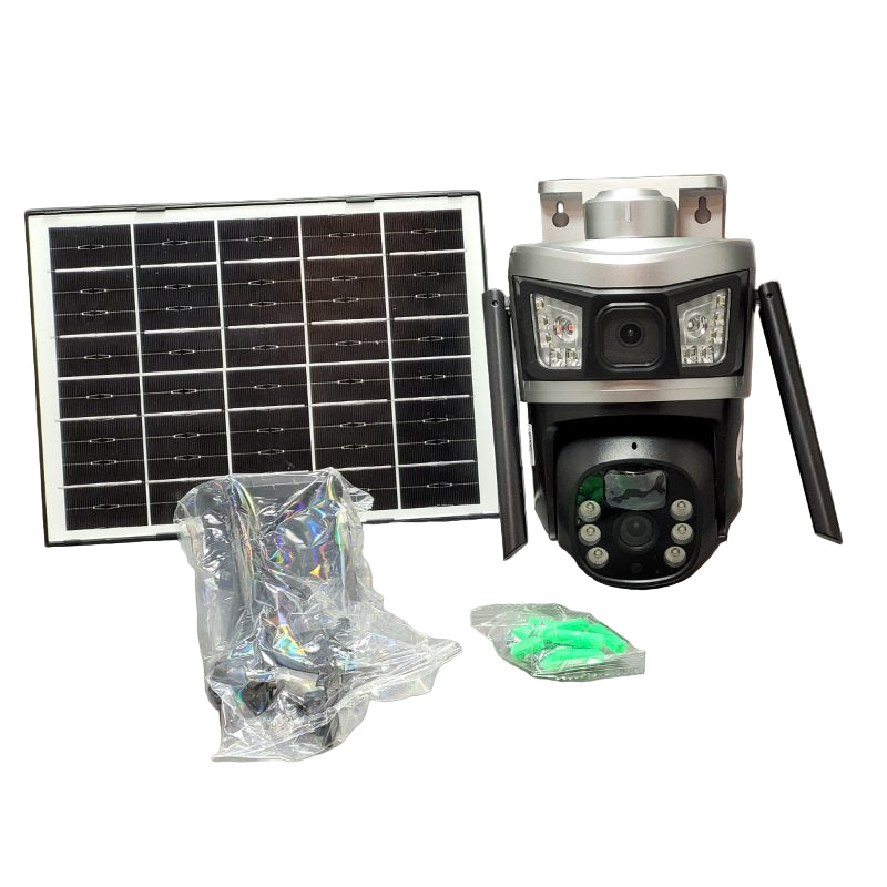 Cámara Smart Solar 10x Genérico V380 Negro/Gris