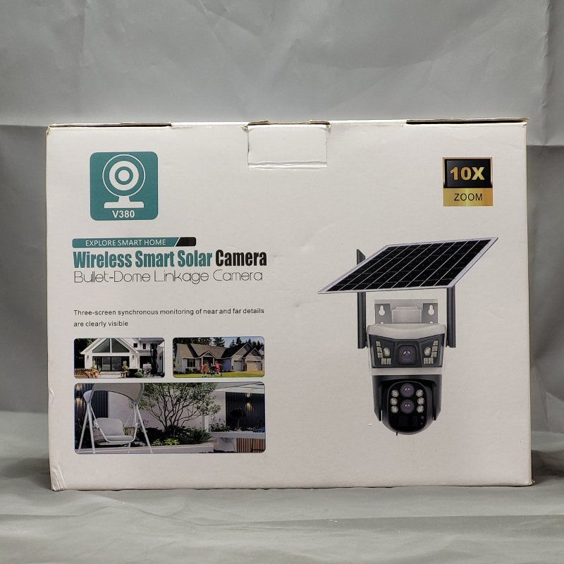Cámara Smart Solar 10x Genérico V380 Negro/Gris