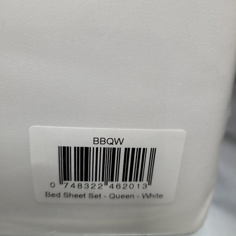 Set De Sabanas Hypnos 100% Bambu Orgánico / Queen Blanco