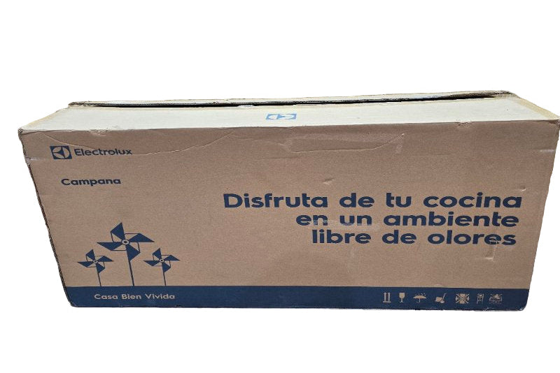 Campana Eléctrica Panel Touch De Pared 90 Cm Electrolux Ce9tf Inox 300 W