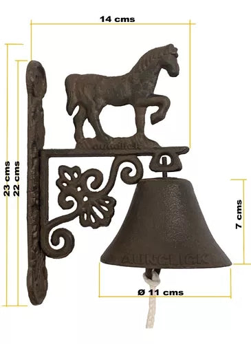 Campana De Fierro Fundido Sorento Yh02194 Cafe