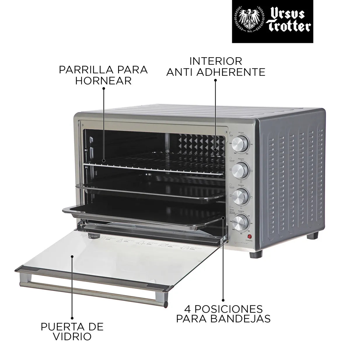 Horno Eléctrico URSUS TROTTER UT-BACKOFEN PRO-I 100L, 100 Litros