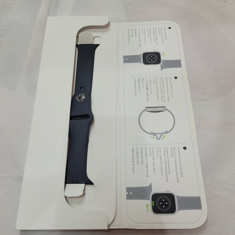 Correa Deportiva Cierre De Clip Watch Series 9 Negro Unisex