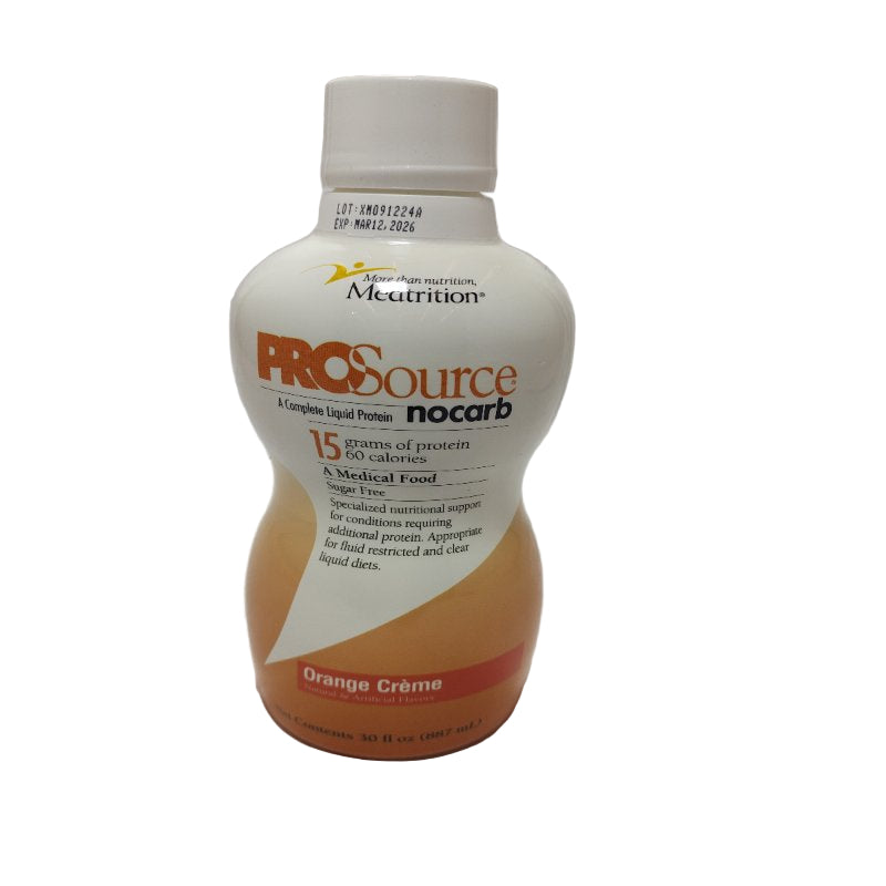 Proteína Liquida Prosource Nocarb Medtrition Orange Creme 887 Ml