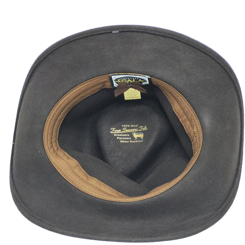 Sombrero Scala Df6 Estilo Vaquero Chocolate