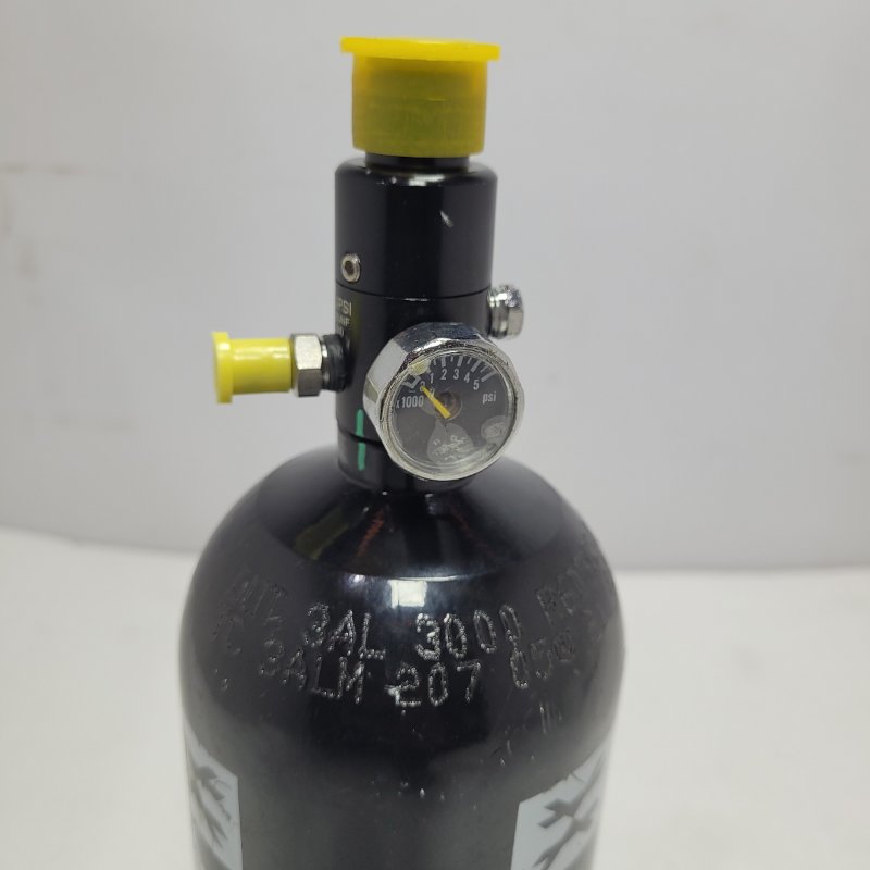 Tanque De Aire Comprimido Con Regulador Hkarmy 48ci 3000 Psi Negro