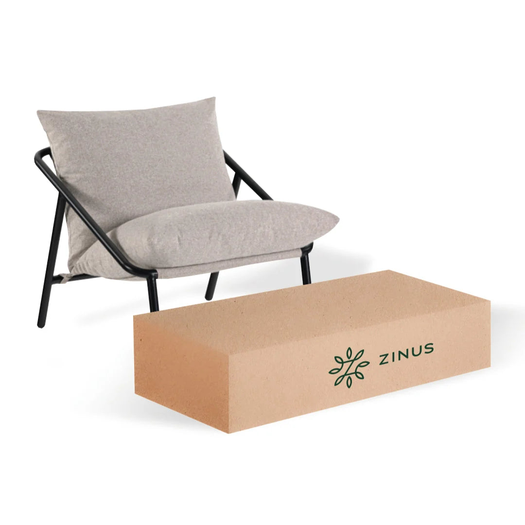 Sillón Acolchado Zinus USHSL2-31 Beige
