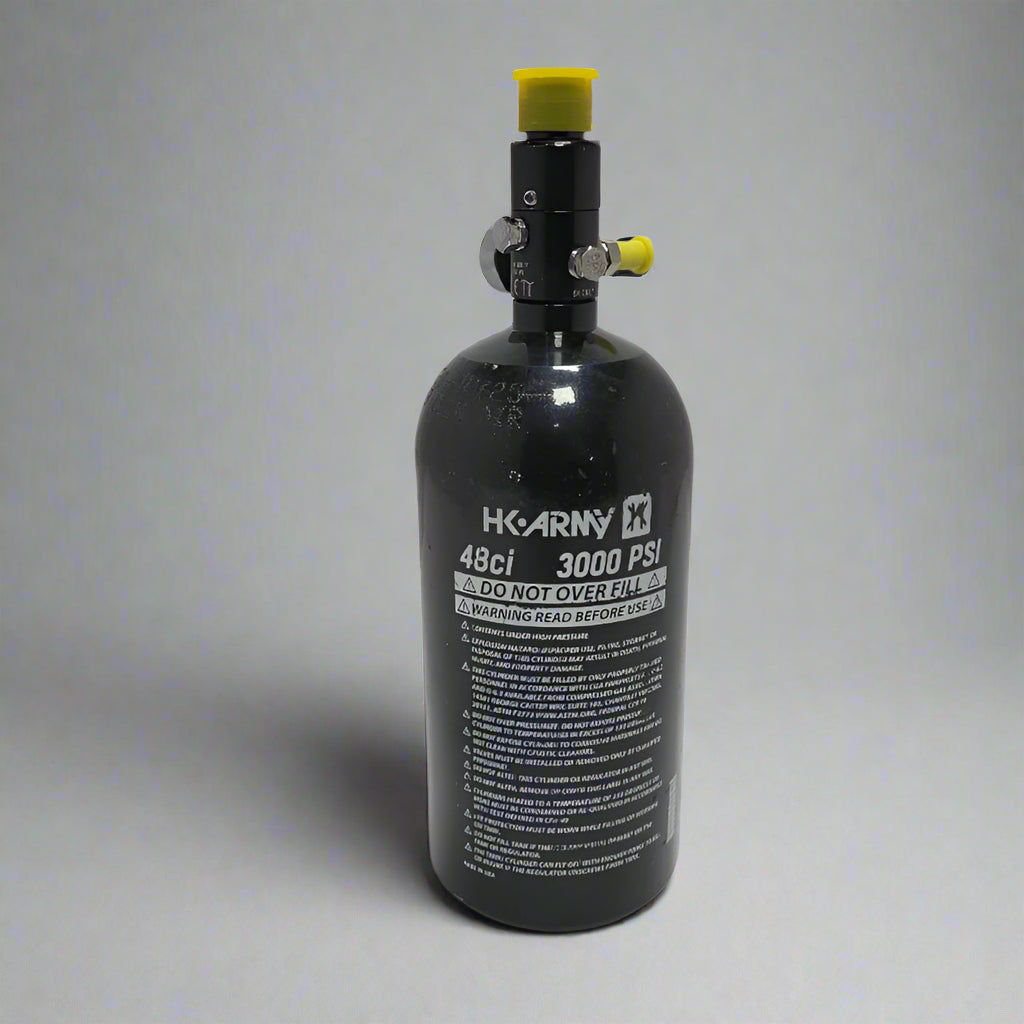 Tanque De Aire Comprimido Con Regulador Hkarmy 48ci 3000 Psi Negro