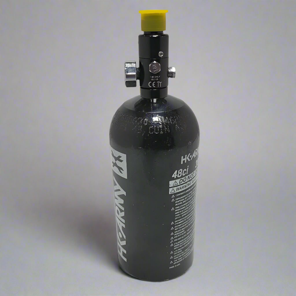 Tanque De Aire Comprimido Con Regulador Hkarmy 48ci 3000 Psi Negro