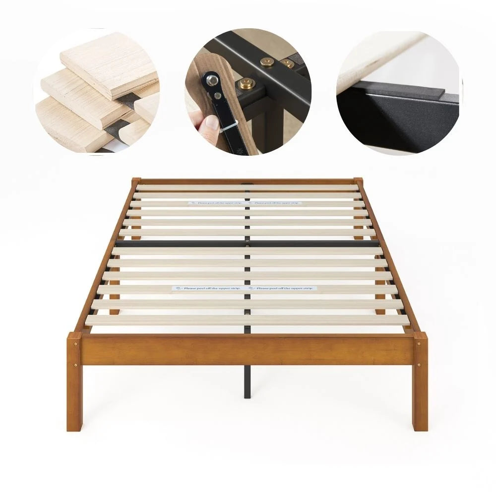 Base de Cama de Plataforma de Bambú Ellie King, Zinus