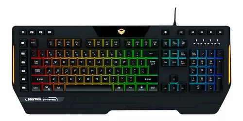Teclado Con Cable Gamer Meetion K9420 Negro