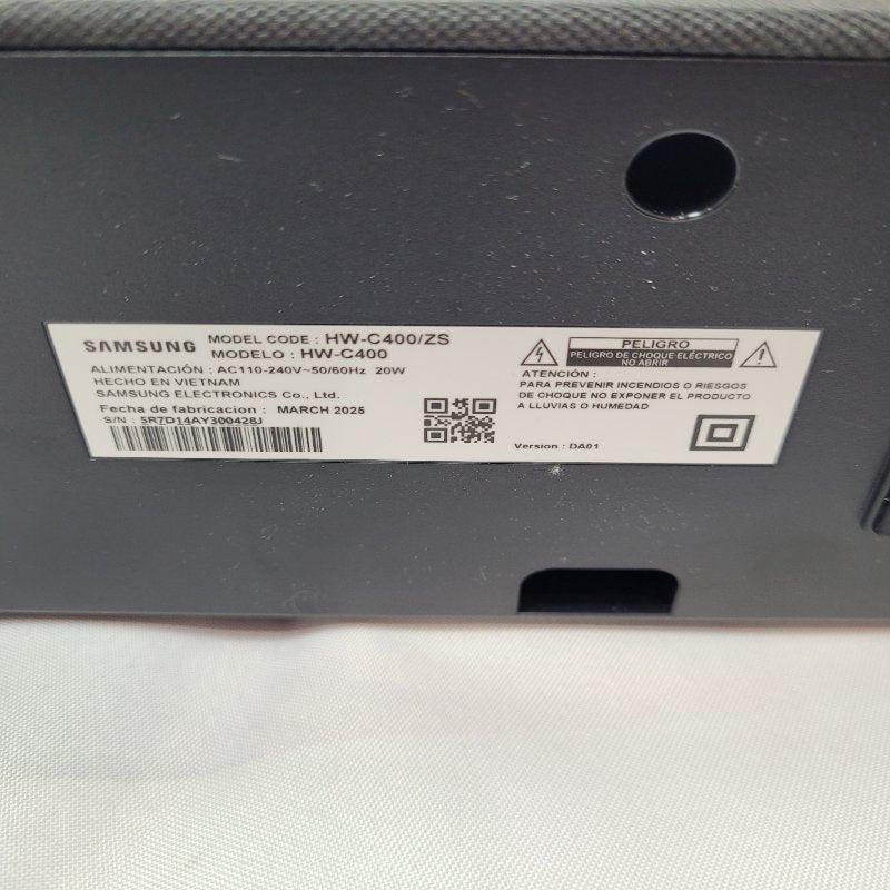 Soundbar Samsung Hw-C400 Negro