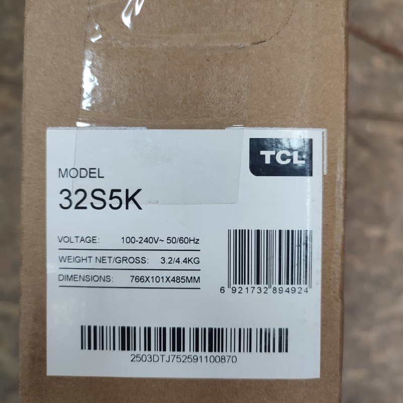 Smart Tv Tcl 32s5k Negro 32"
