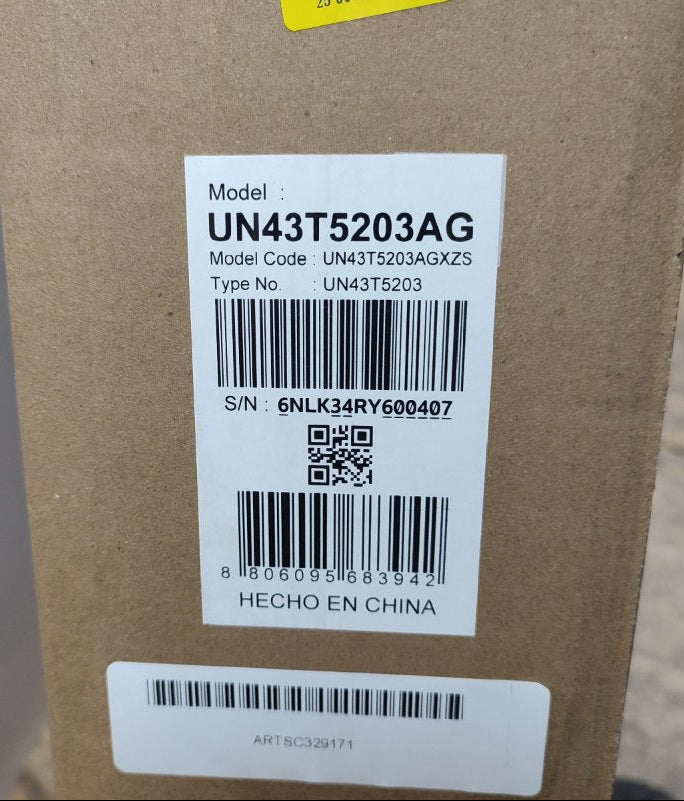 Smart Tv Full Hd Samsung Un43t5203ag 43"