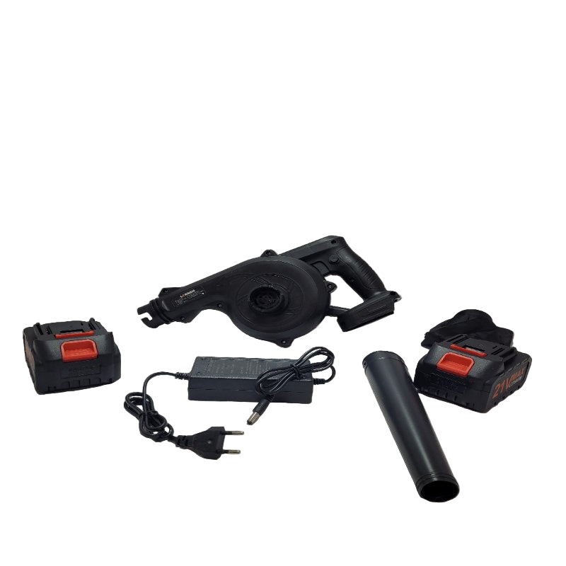 Sopladora Aspiradora Inalámbrica + 2 Baterías Lernen Negro