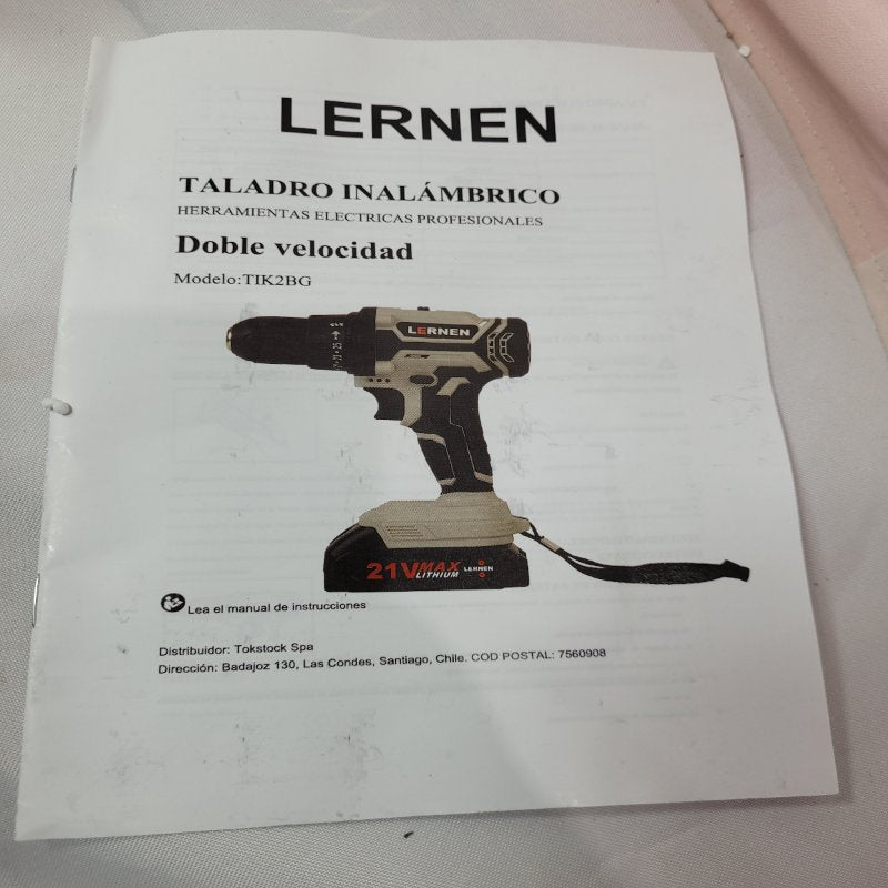 Kit Taladro Inalámbrico Lernen Tik2bg