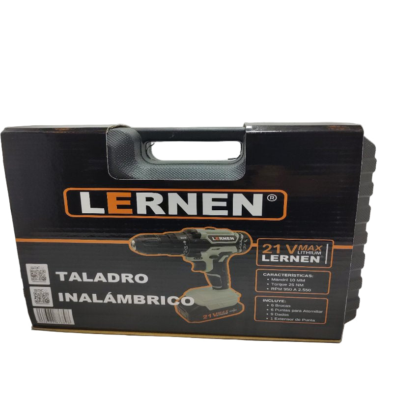 Kit Taladro Inalámbrico Lernen Tik2bg