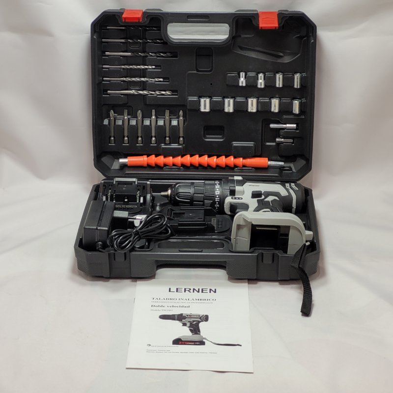 Taladro Inalámbrico Lernen Tik2bg Gris
