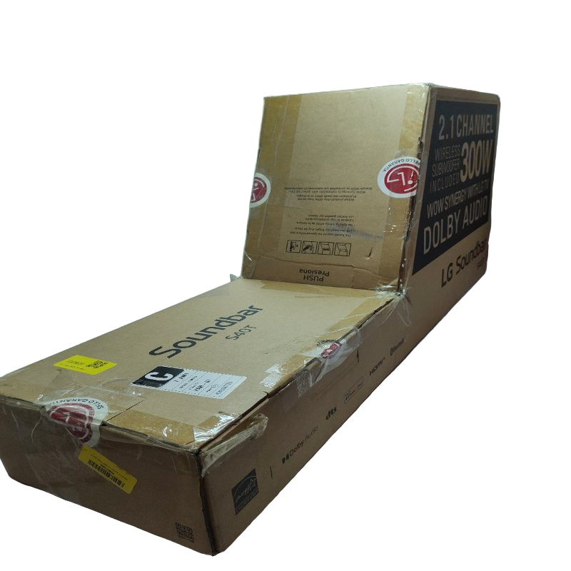 Barra De Sonido 2.1 + Subwoofer Inalámbrico Lg Soundbar S40t Negro 300w
