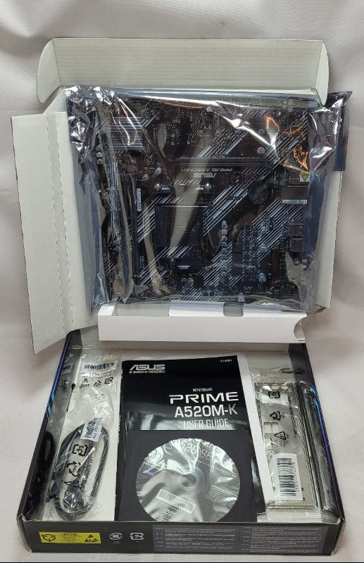 Placa Madre Asus Prime A520m-K / Amd Ryzen Micro Atx Negro