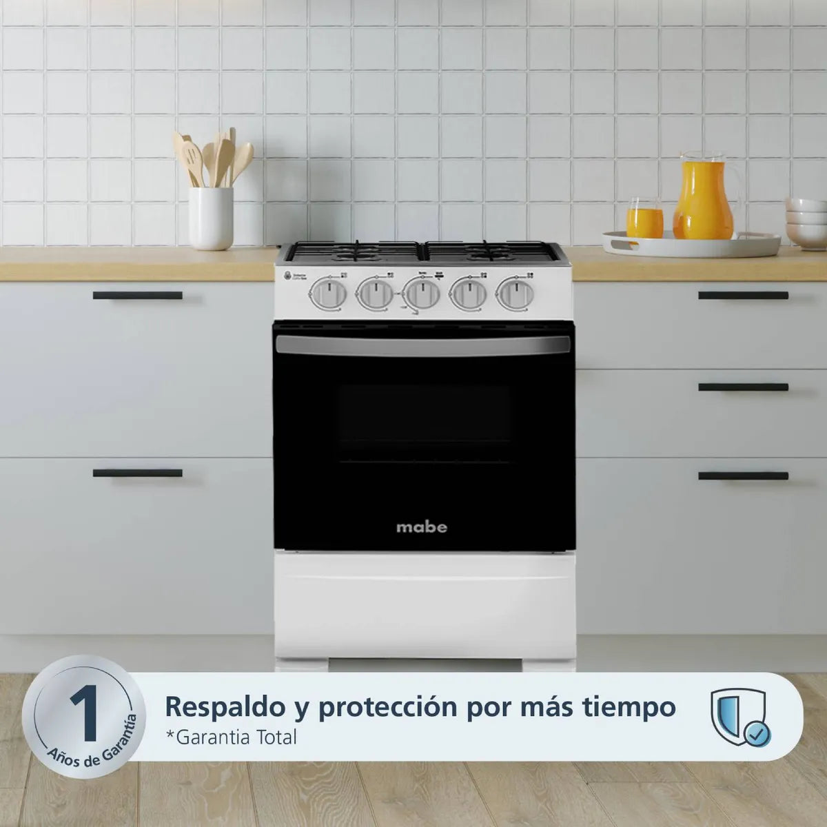 Cocina a Gas 4 Platos Mabe CMC20ABX-7 100.000 BTU