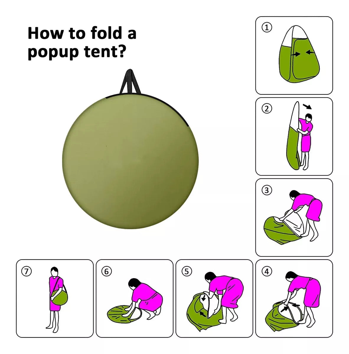 Carpa Ducha Terra Force Camping Pop Up Verde