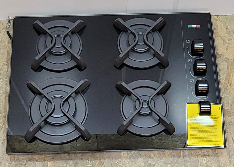 Encimera Cristal Gas Butano 4 Platos Teka Gbc 64003 Kbb Negro