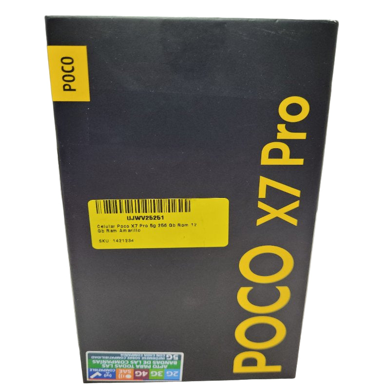 Celular Xiaomi Poco X7 Pro Yellow Ram: 12gb / Rom: 256gb