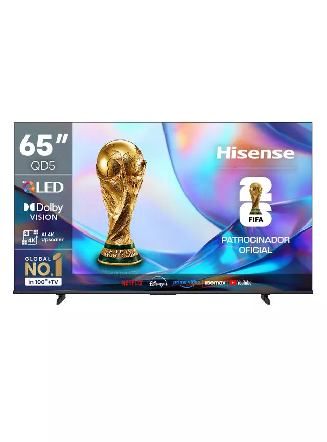Smart TV Hisense 65QD5SV 4K UHD QLED, 65 pulgadas
