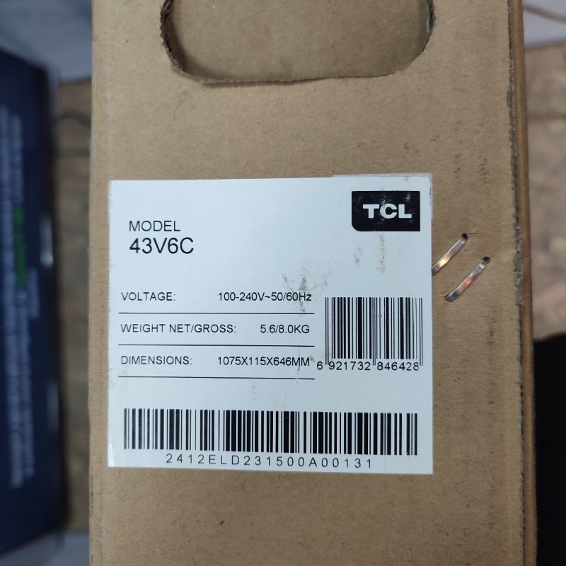 Smart Tv TCL 43v6c 43"