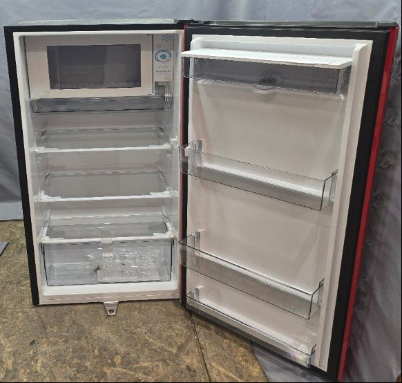 Refrigerador Manual 1 Puerta Hisense Hro179rd / Sistema De Deshielo Manual Rojo 177 Lts