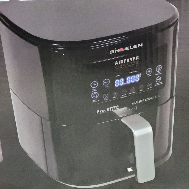 Freidora Aire Sindelen Fa-500 ng Negro 5.5 Litros 1700w