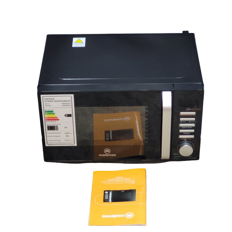 Microondas Digital Mademsa MM20FBH Negro 16L
