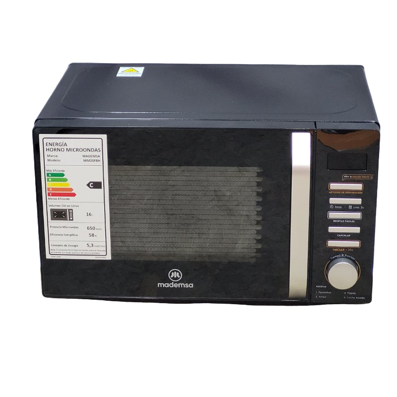Microondas Digital Mademsa MM20FBH Negro 16L